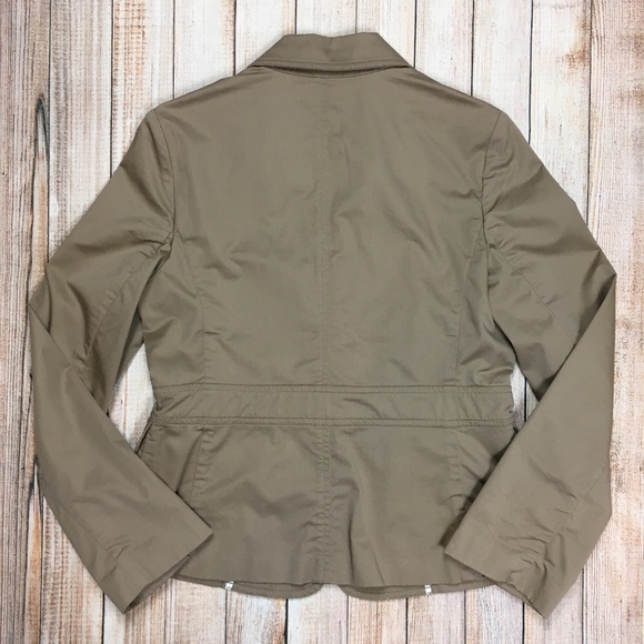 Talbots safari blazer in tan - Picture 2 of 7